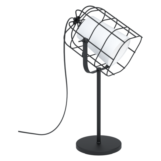 Asztali lámpa E27 1x10W fekete/fehér Bittams - Eglo - 43421