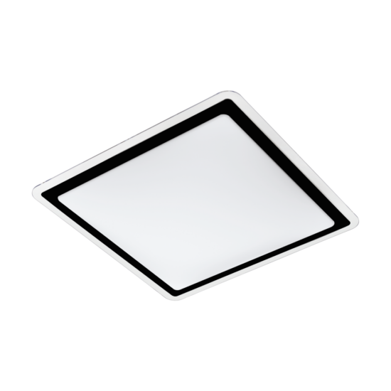 LED-es mennyezeti lámpa 24W 3000K 2600lm 34cm fekete/fehér Competa 2 - Eglo - 99405