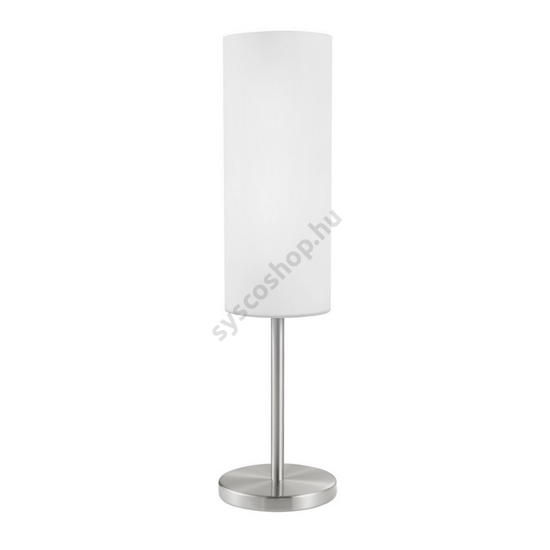 Asztali lámpa 1x60W E27 mag:46cm matt nikkel fehér Troy 3 EGLO - 85981