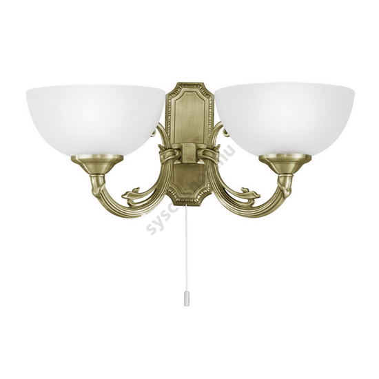 Fali lámpa 2x40W E14 húzókapcsolós bronz Savoy EGLO - 82752