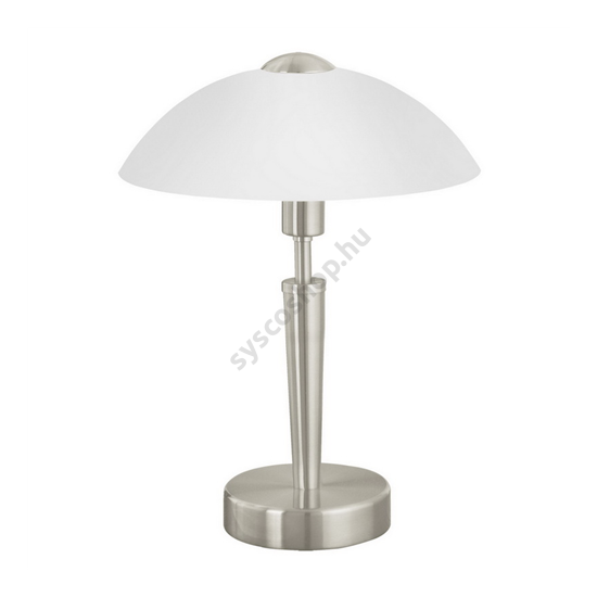 Asztali lámpa 1x60W E14 mag:35cm matt nikkel érintőkapcs. Solo 1 EGLO - 85104