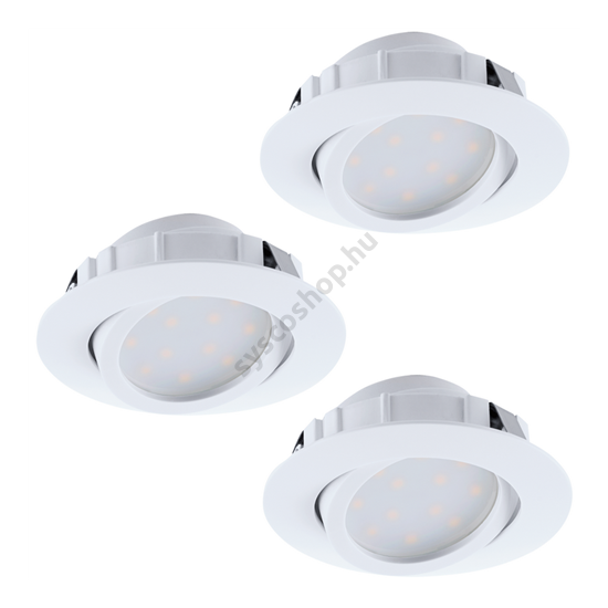 LED-es beépíthető lámpa Integrált Led 3X6W fehér  PINEDA EGLO - 95857