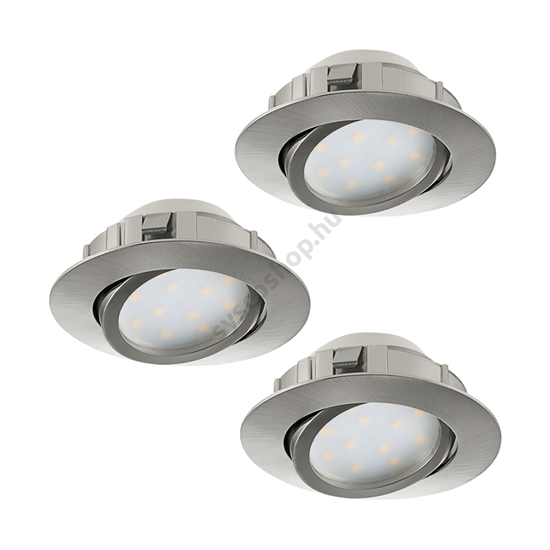 LED-es beépíthető lámpa Integrált Led 3X6W mattnikkel  PINEDA EGLO - 95859