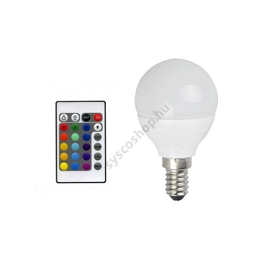 LED 4W/830 E14 gömb forma /3000K/ színváltós/ távirányítóval Eglo - 10682