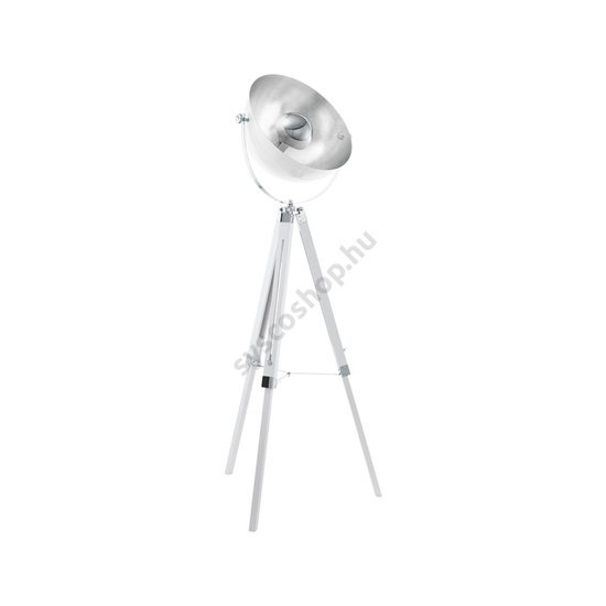 Állólámpa 1X60W fa, acél white, chrome, silver COVALEDA - Eglo - 49877