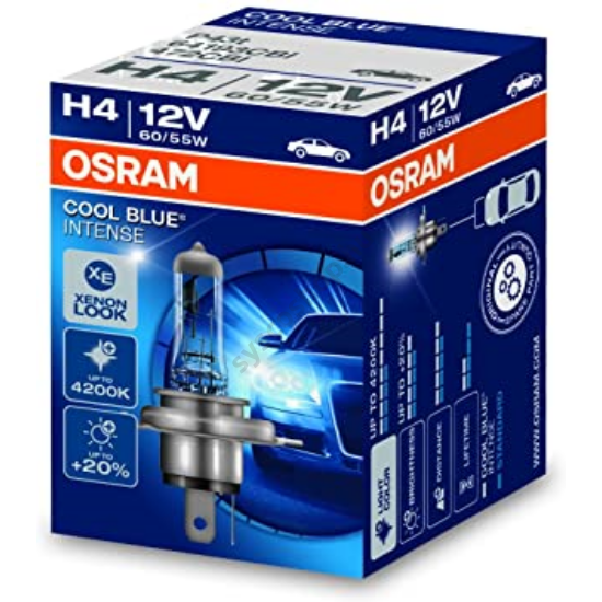 Autó / gépjármű izzó halogén 60/55W/12V P43t - H4 - Cool Blue Intense - Osram - 64193CBI