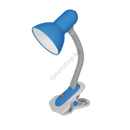 Lámpatest asztali lámpa, csíptetős, E27, SUZI kék Kanlux - 7152