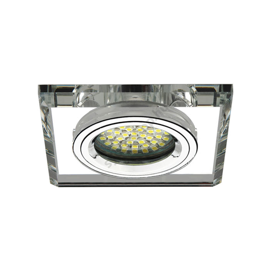 Lámpatest álmennyezetbe illeszhető MR16 keret MORTA fix ezüst CT-DSL50 Kanlux - 18512