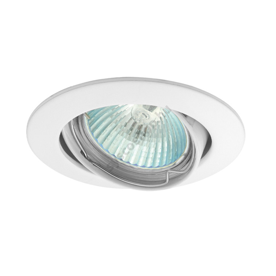 Lámpatest álmennyezetbe illeszthető alu MR16 keret VIDI billenő fehér CTC-5515 Kanlux - 2780
