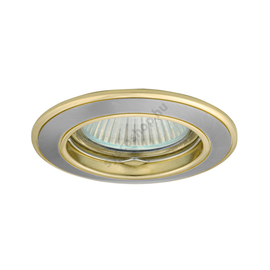Lámpatest álmennyezetbe illeszhető alu MR16 keret BASK fix kétszínű szaténnikkel / arany CTC-5514 Kanlux - 2813