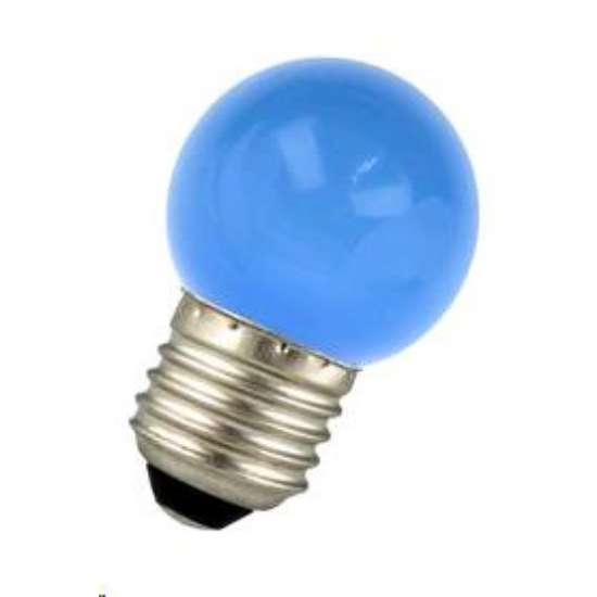 LED 1W E27 Színes gömb kék Bailey - 80100035278
