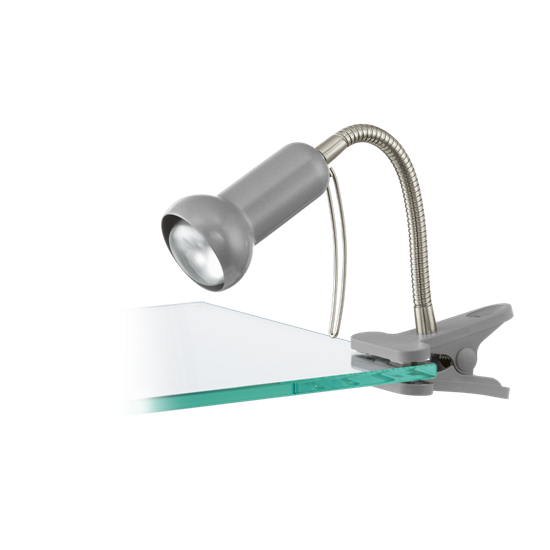 Csíptetős lámpa 1x40W E14 hajlítható ezüst Fabio EGLO - 81265