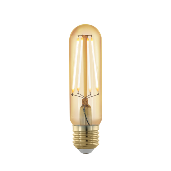 LED 4W-30W/817 E27 csőbúrás 320lm T32 forma dimmelhető 1700K - LED filament - Eglo - 11697 !