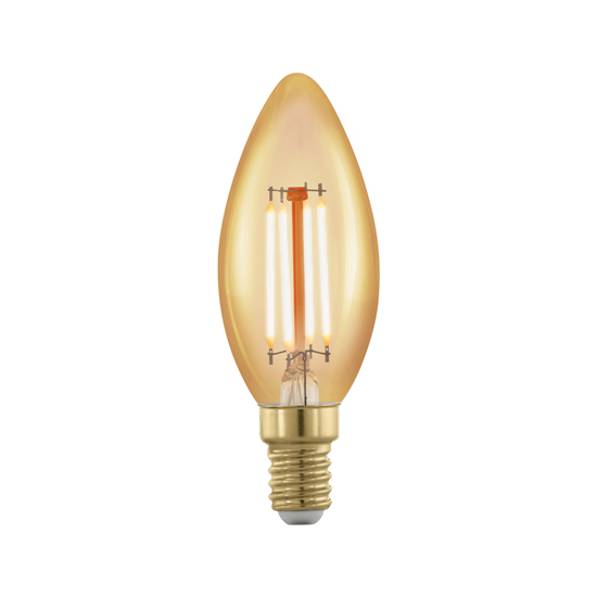 LED 4W/817 E14 320lm vintage C35 gyertya forma dimmelhető 1700K - LED filament - Eglo - 11698 !