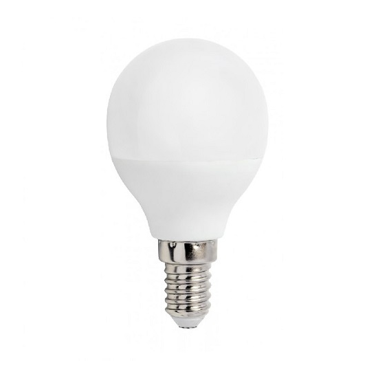 LED 6W/840 kisgömb E14 470lm - Hutech