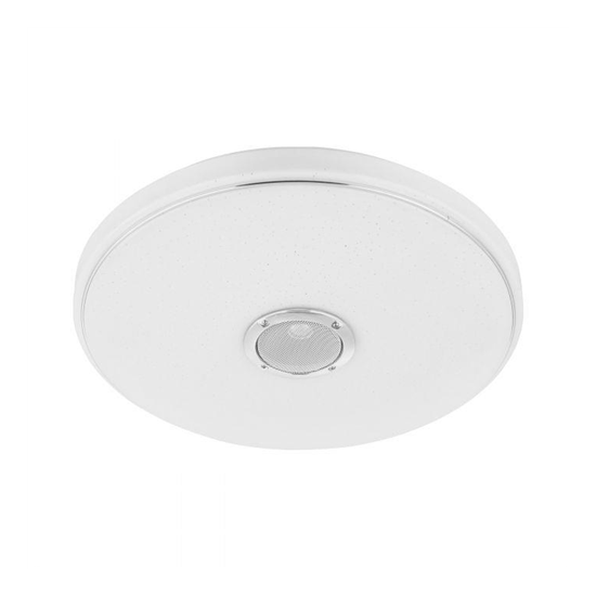 LED-es mennyezeti lámpa 18W 3000-6500K 1800lm 40cm műanyag fehér / kristály hatású  Milazzo - Eglo - 33703