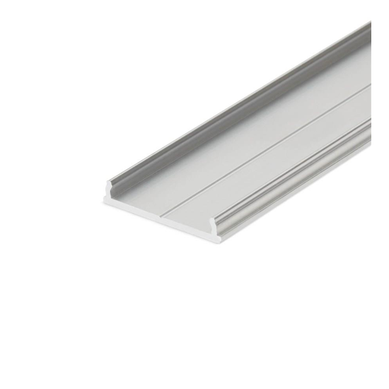 LED alumínium profil, PROFILE HO SURFACE 16 RAW ALU. 2M - 0022604