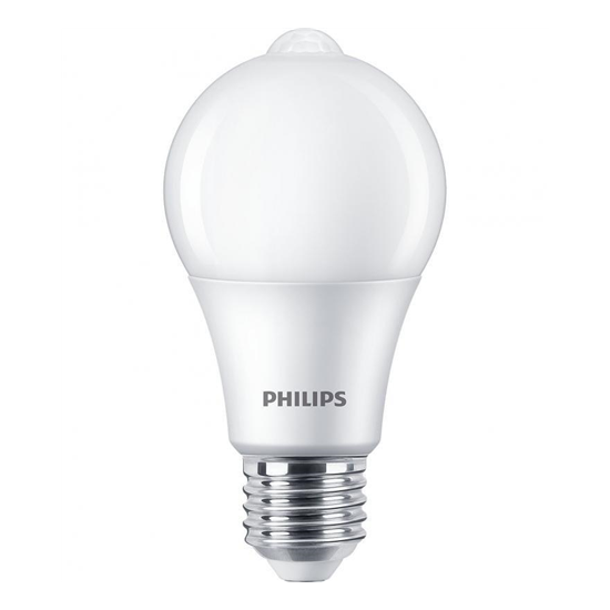 LED Sensor 8W-60W A60 E27 WW FR ND 1SRT4 mozgásérzékelős Philips - 929002058731