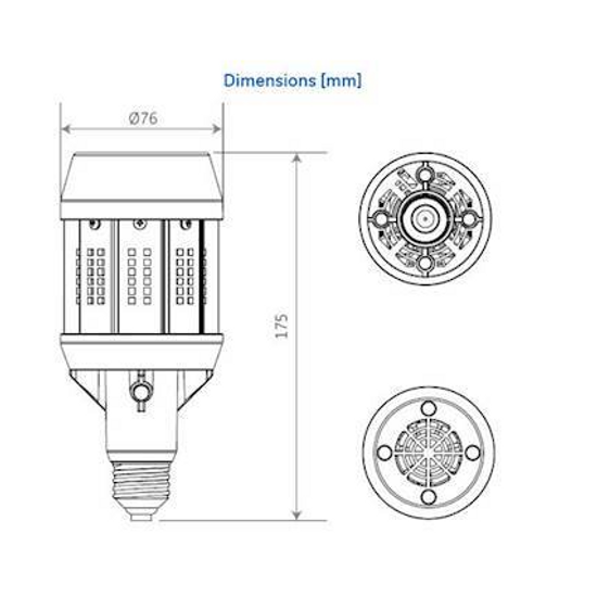 LED 35W/3000K E27  4750lm 230V Mercury - Ge/Tungsram - 93105804 !