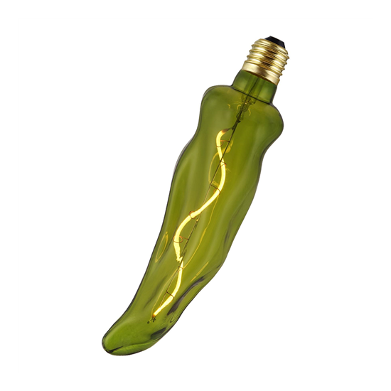 LED filament 5W E27 2000K 90lm zöld Pepper szabályozható 230V-240V CRI80-89 -  Bailey - 143579 !