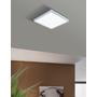 Kép 2/3 - LED-es mennyezeti lámpa 20W 3000K 2300lm IP44 28,5X28,5cm acél króm/műanyag Fueva 5 - Eglo - 99269