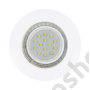 Kép 1/2 - LED-es beépíthető lámpa GU10 3x3W fehér fix Peneto EGLO - 94235