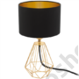 Kép 1/2 - Asztali lámpa E14 1X60W IP20 réz/fekete - Carlton2 EGLO - 95788