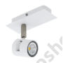 Kép 1/2 - Fali lámpa LED GU10 1x5W fehér, matt nikkel 70mmX165mm - VERGIANO - Eglo - 97506