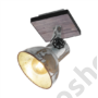 Kép 1/2 - Fali lámpa E27-es max.1x40W barna-patina, fekete-used look zinc 160mmX160mm - BARNSTAPLE - Eglo - 49648
