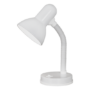 Kép 1/2 - Íróasztali lámpa 1x40W E27 hajlítható mag:30cm fehér Basic EGLO