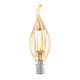 Kép 1/2 - LED fényforrás 1X4W E14 2200K láng borostyán LM_LED_E14 - Eglo - 11559 !